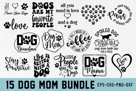 Download Dog Mom Svg Bundle Funny Quotes - Fun Collection
